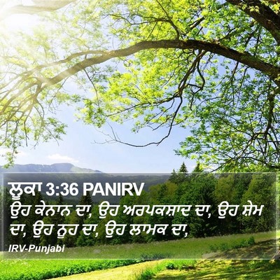 ਲੂਕਾ 3:36 PANIRV Bible Verse Image