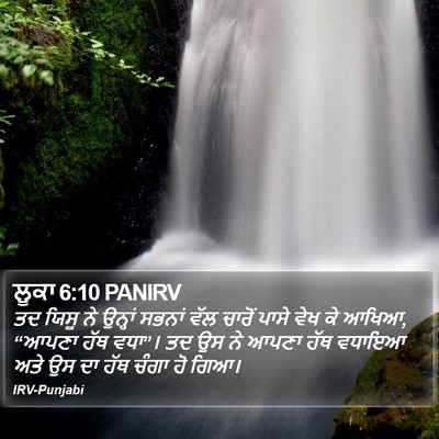 ਲੂਕਾ 6:10 PANIRV Bible Verse Image