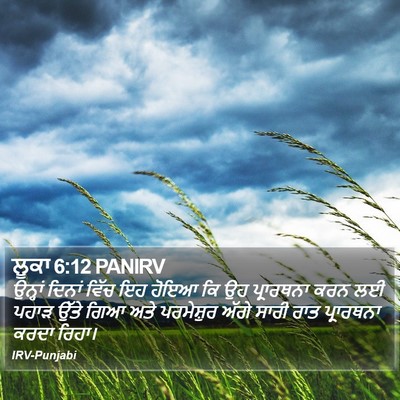 ਲੂਕਾ 6:12 PANIRV Bible Verse Image