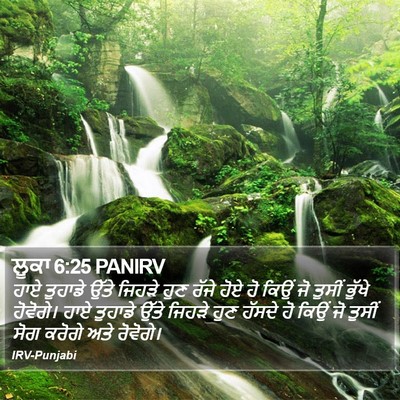 ਲੂਕਾ 6:25 PANIRV Bible Verse Image