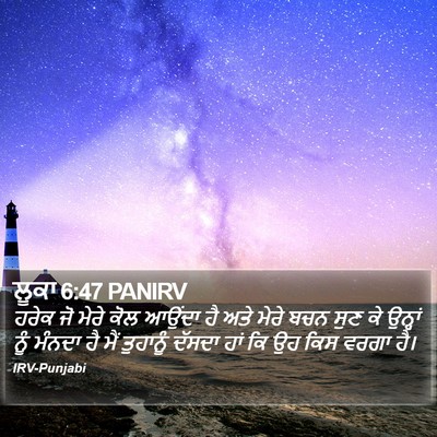 ਲੂਕਾ 6:47 PANIRV Bible Verse Image