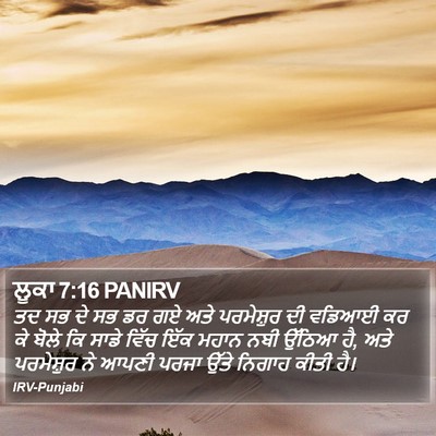 ਲੂਕਾ 7:16 PANIRV Bible Verse Image