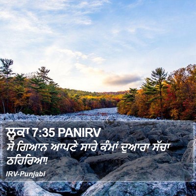ਲੂਕਾ 7:35 PANIRV Bible Verse Image