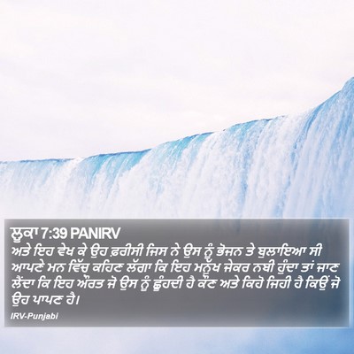 ਲੂਕਾ 7:39 PANIRV Bible Verse Image