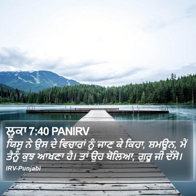 ਲੂਕਾ 7:40 PANIRV Bible Verse Image