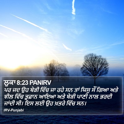 ਲੂਕਾ 8:23 PANIRV Bible Verse Image