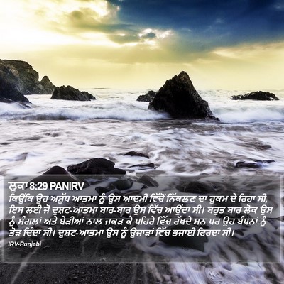 ਲੂਕਾ 8:29 PANIRV Bible Verse Image
