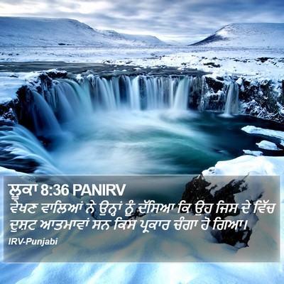 ਲੂਕਾ 8:36 PANIRV Bible Verse Image