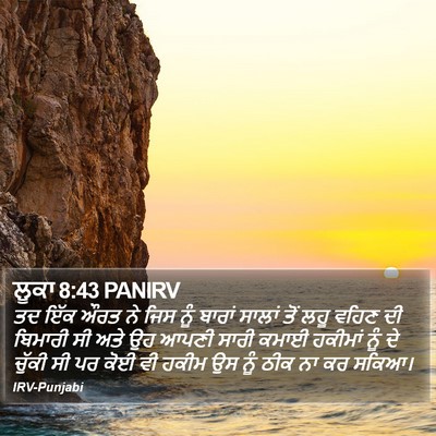 ਲੂਕਾ 8:43 PANIRV Bible Verse Image