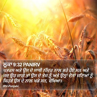 ਲੂਕਾ 9:32 PANIRV Bible Verse Image