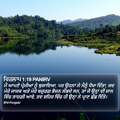 ਵਿਰਲਾਪ 1:19 PANIRV Bible Verse Image