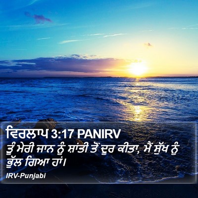 ਵਿਰਲਾਪ 3:17 PANIRV Bible Verse Image