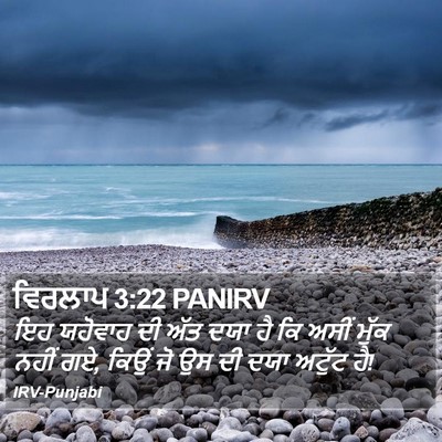 ਵਿਰਲਾਪ 3:22 PANIRV Bible Verse Image