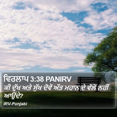 ਵਿਰਲਾਪ 3:38 PANIRV Bible Verse Image