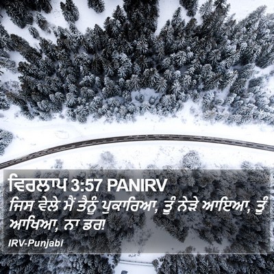 ਵਿਰਲਾਪ 3:57 PANIRV Bible Verse Image