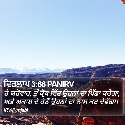 ਵਿਰਲਾਪ 3:66 PANIRV Bible Verse Image