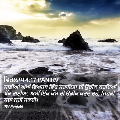 ਵਿਰਲਾਪ 4:17 PANIRV Bible Verse Image