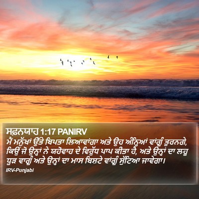 ਸਫ਼ਨਯਾਹ 1:17 PANIRV Bible Verse Image