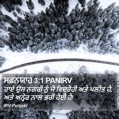 ਸਫ਼ਨਯਾਹ 3:1 PANIRV Bible Verse Image