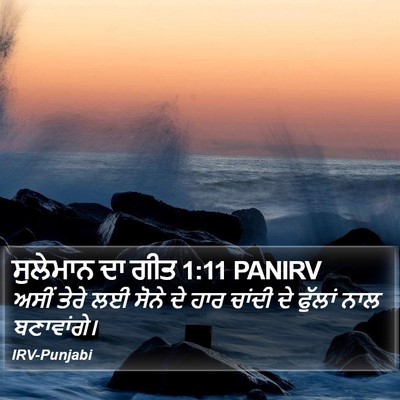 ਸੁਲੇਮਾਨ ਦਾ ਗੀਤ 1:11 PANIRV Bible Verse Image