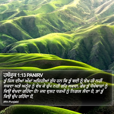 ਹਬੱਕੂਕ 1:13 PANIRV Bible Verse Image