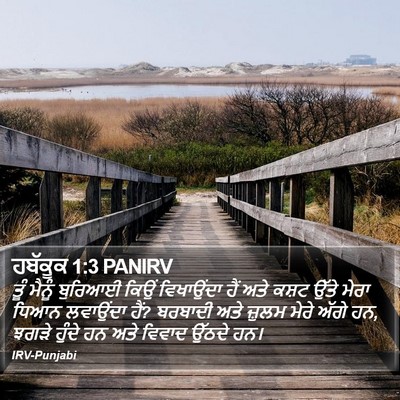 ਹਬੱਕੂਕ 1:3 PANIRV Bible Verse Image