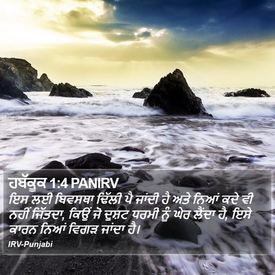ਹਬੱਕੂਕ 1:4 PANIRV Bible Verse Image