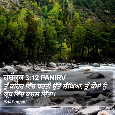 ਹਬੱਕੂਕ 3:12 PANIRV Bible Verse Image