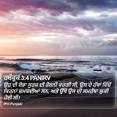 ਹਬੱਕੂਕ 3:4 PANIRV Bible Verse Image