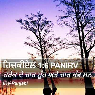 ਹਿਜ਼ਕੀਏਲ 1:6 PANIRV Bible Verse Image