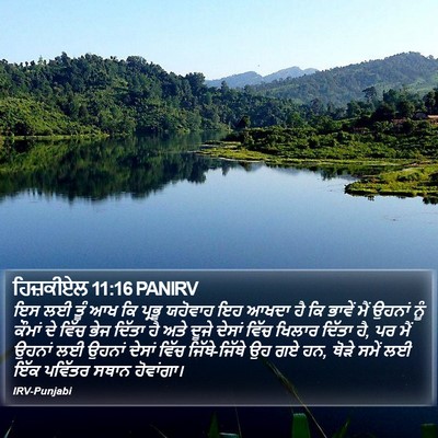 ਹਿਜ਼ਕੀਏਲ 11:16 PANIRV Bible Verse Image