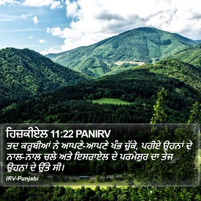 ਹਿਜ਼ਕੀਏਲ 11:22 PANIRV Bible Verse Image