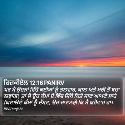 ਹਿਜ਼ਕੀਏਲ 12:16 PANIRV Bible Verse Image