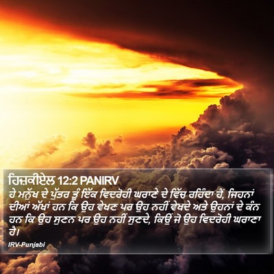 ਹਿਜ਼ਕੀਏਲ 12:2 PANIRV Bible Verse Image