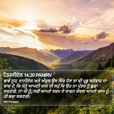 ਹਿਜ਼ਕੀਏਲ 14:20 PANIRV Bible Verse Image