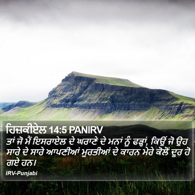 ਹਿਜ਼ਕੀਏਲ 14:5 PANIRV Bible Verse Image