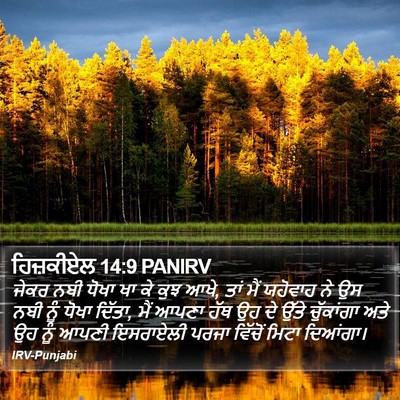 ਹਿਜ਼ਕੀਏਲ 14:9 PANIRV Bible Verse Image