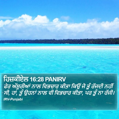 ਹਿਜ਼ਕੀਏਲ 16:28 PANIRV Bible Verse Image