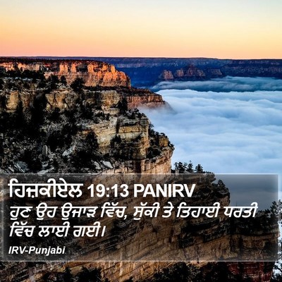 ਹਿਜ਼ਕੀਏਲ 19:13 PANIRV Bible Verse Image