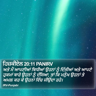 ਹਿਜ਼ਕੀਏਲ 20:11 PANIRV Bible Verse Image