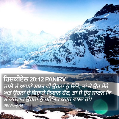 ਹਿਜ਼ਕੀਏਲ 20:12 PANIRV Bible Verse Image