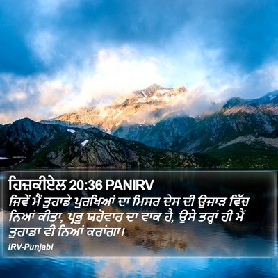 ਹਿਜ਼ਕੀਏਲ 20:36 PANIRV Bible Verse Image