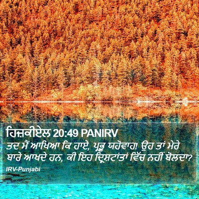 ਹਿਜ਼ਕੀਏਲ 20:49 PANIRV Bible Verse Image