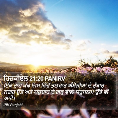 ਹਿਜ਼ਕੀਏਲ 21:20 PANIRV Bible Verse Image