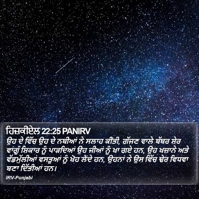 ਹਿਜ਼ਕੀਏਲ 22:25 PANIRV Bible Verse Image