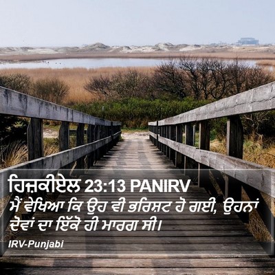 ਹਿਜ਼ਕੀਏਲ 23:13 PANIRV Bible Verse Image