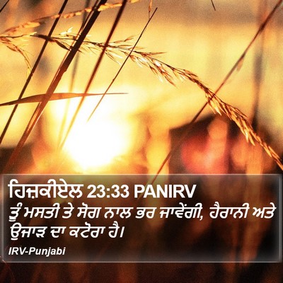 ਹਿਜ਼ਕੀਏਲ 23:33 PANIRV Bible Verse Image