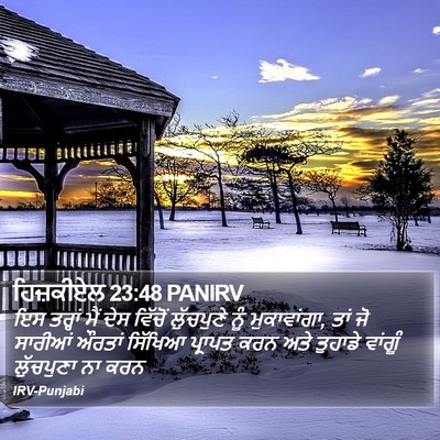 ਹਿਜ਼ਕੀਏਲ 23:48 PANIRV Bible Verse Image