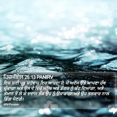 ਹਿਜ਼ਕੀਏਲ 25:13 PANIRV Bible Verse Image