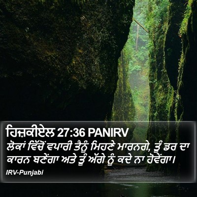 ਹਿਜ਼ਕੀਏਲ 27:36 PANIRV Bible Verse Image